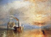 Joseph Mallord William Turner The Fighting Temeraire Tugged to Her Last Berth to be Broken Up Spain oil painting artist